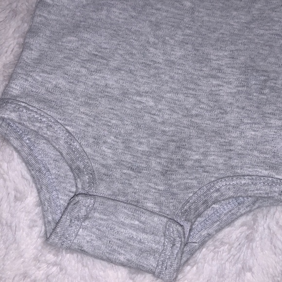 (3 for $10) grey rococo bodysuit - Picture 4 of 4